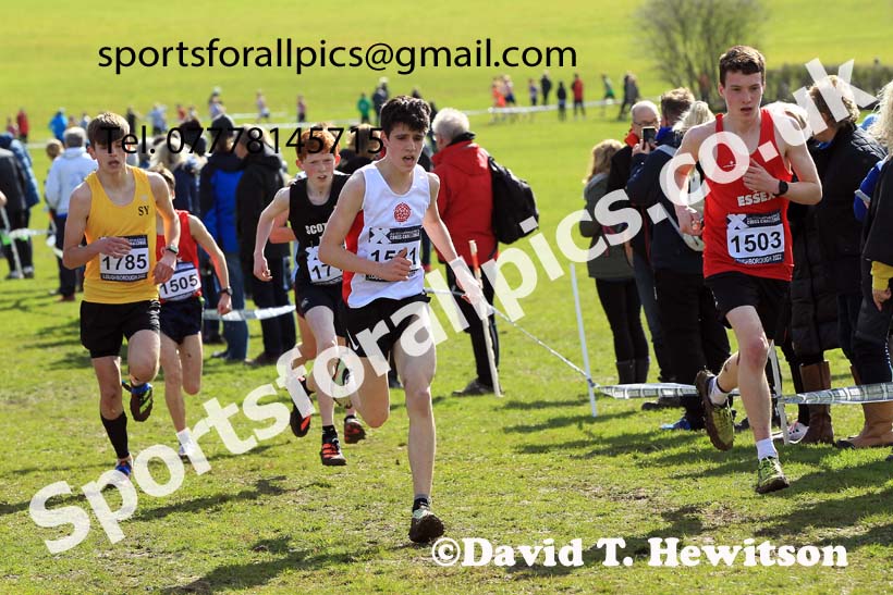 Boys Under-15s 2022 CAU Inter Counties Cross Country, Prestwold Hall, Loughborough.  Photo: David T. Hewitson/Sports for All Pics